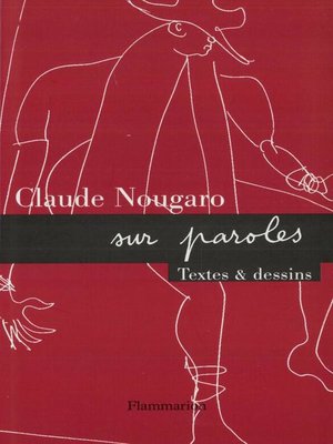 cover image of Nougaro sur paroles